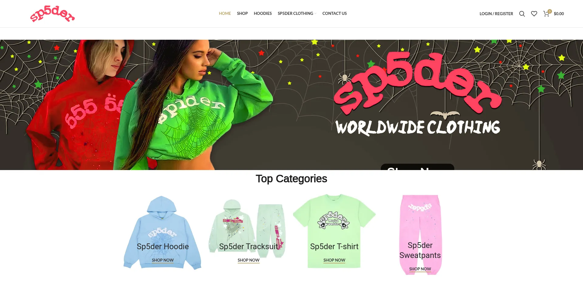 Sp5dersclothing.com