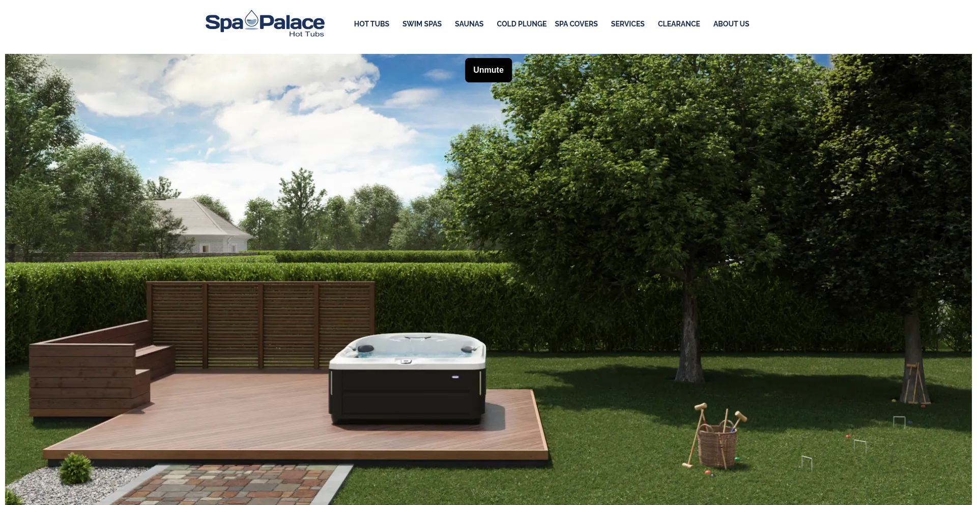 Website screenshot of Spapalace.com