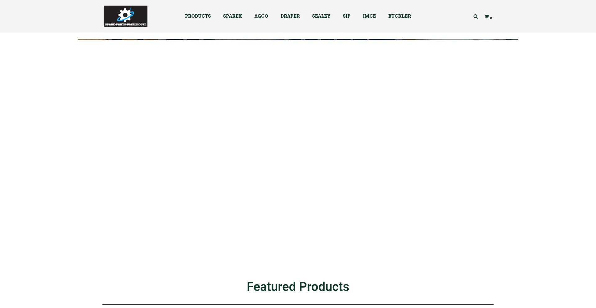 Website screenshot of Spare-parts-warehouse.com