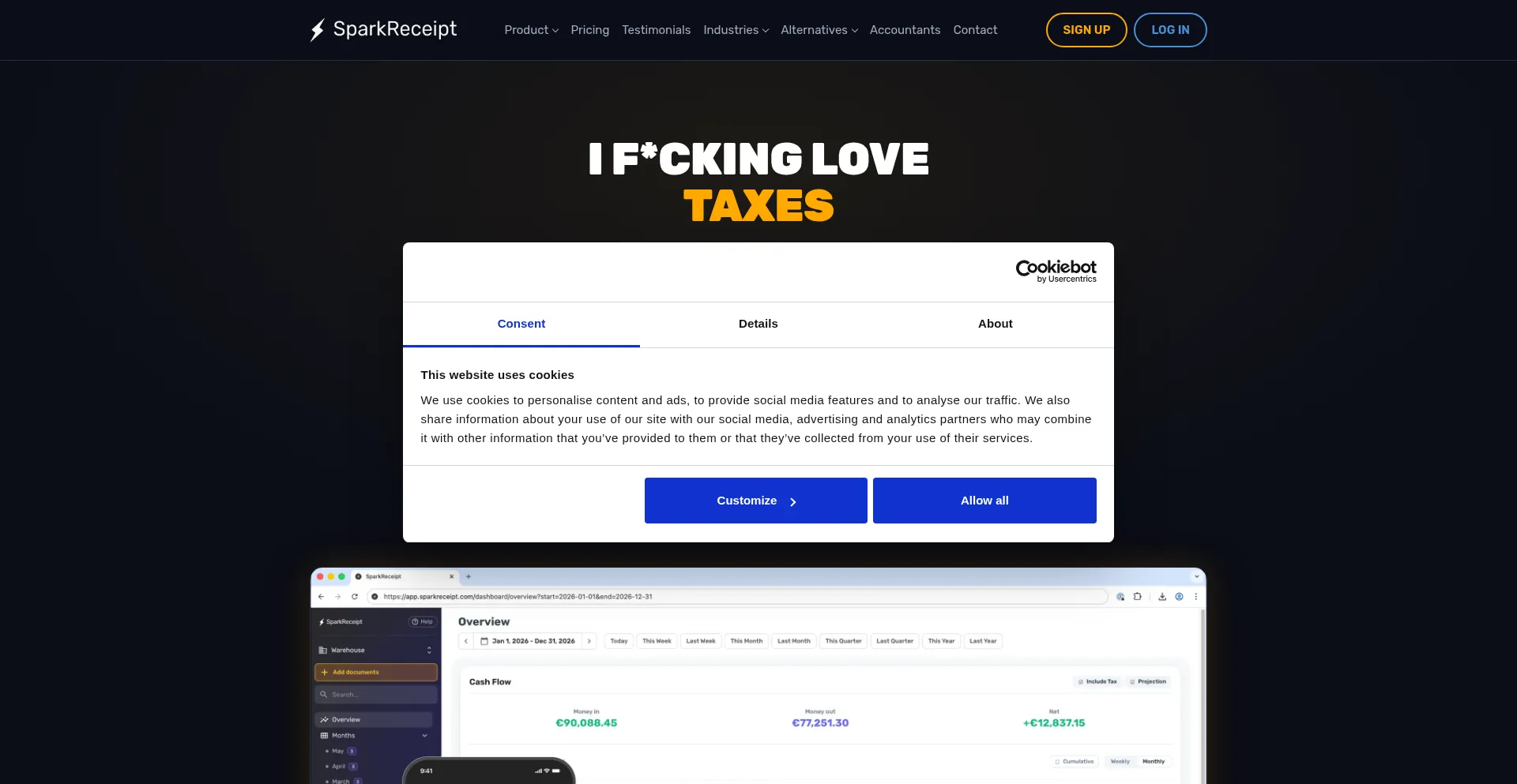 Sparkreceipt.com