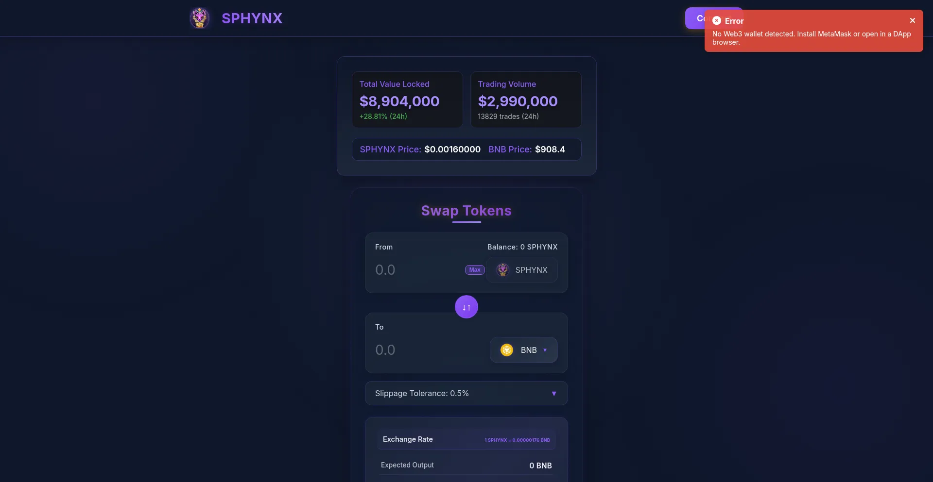 Sphynxswap.org est-il Sûr et Fiable ?