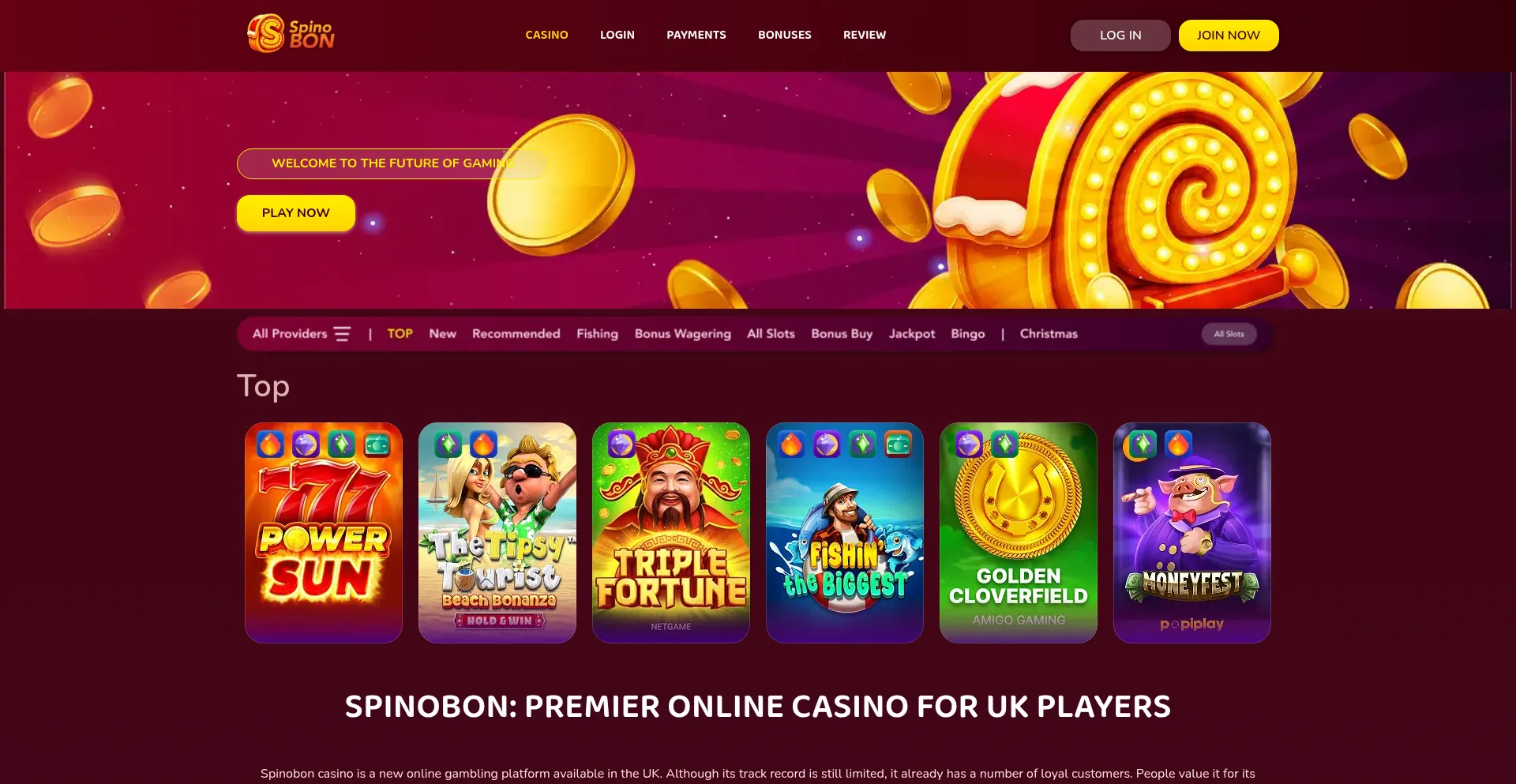 Spinoboncasino.net