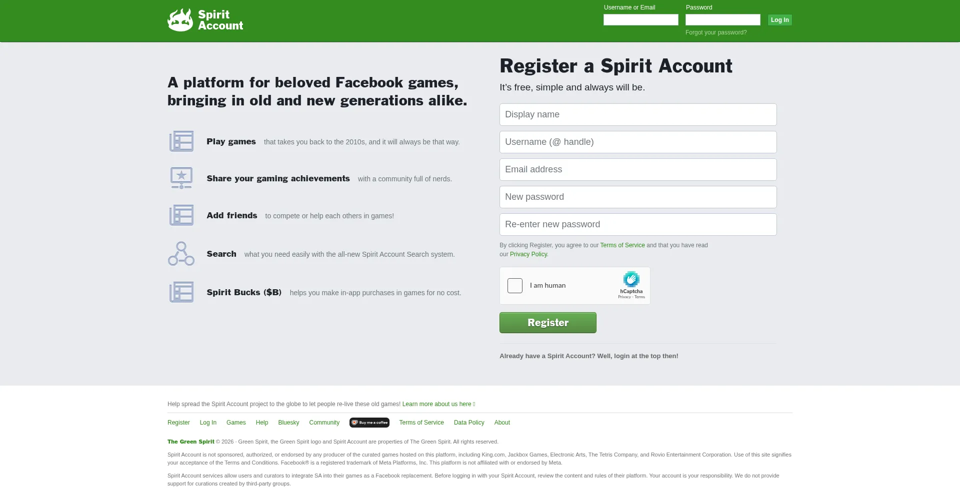 Spiritaccount.net