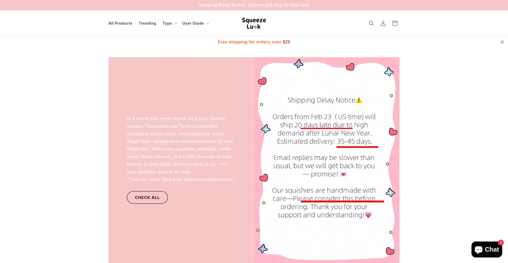 Squeezeluck.com
