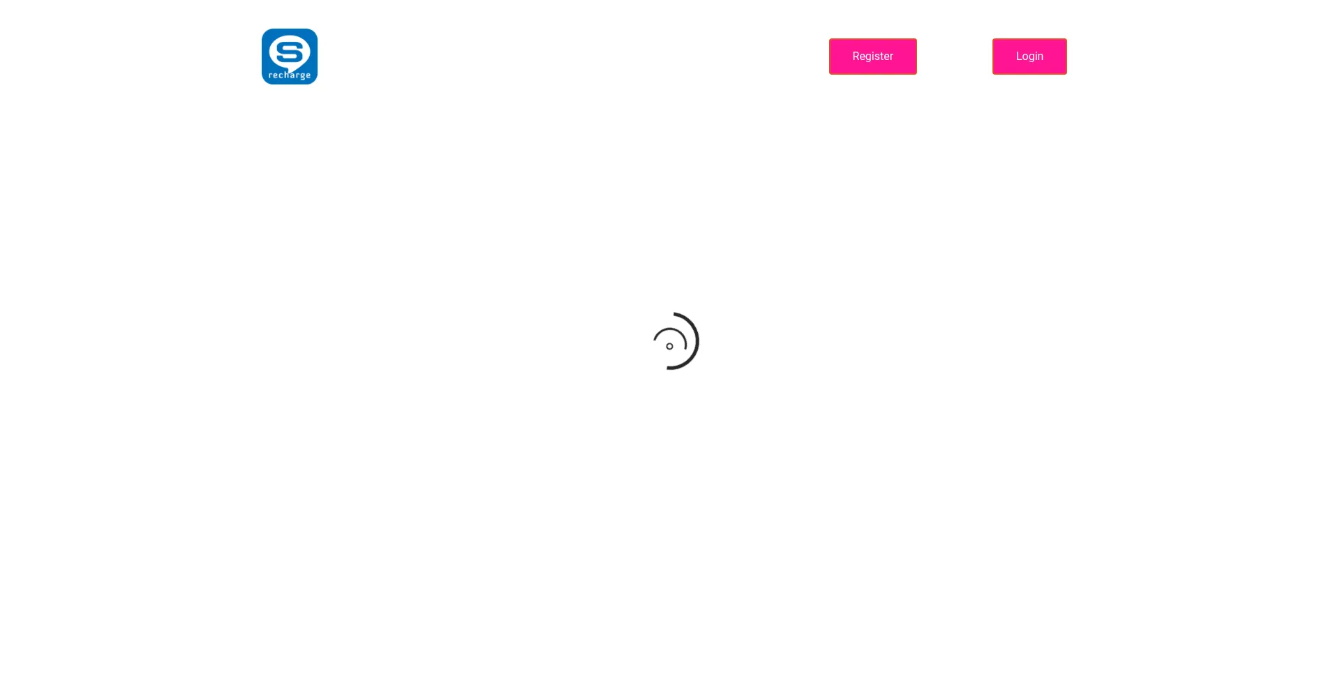 Website screenshot of Srecharge.in