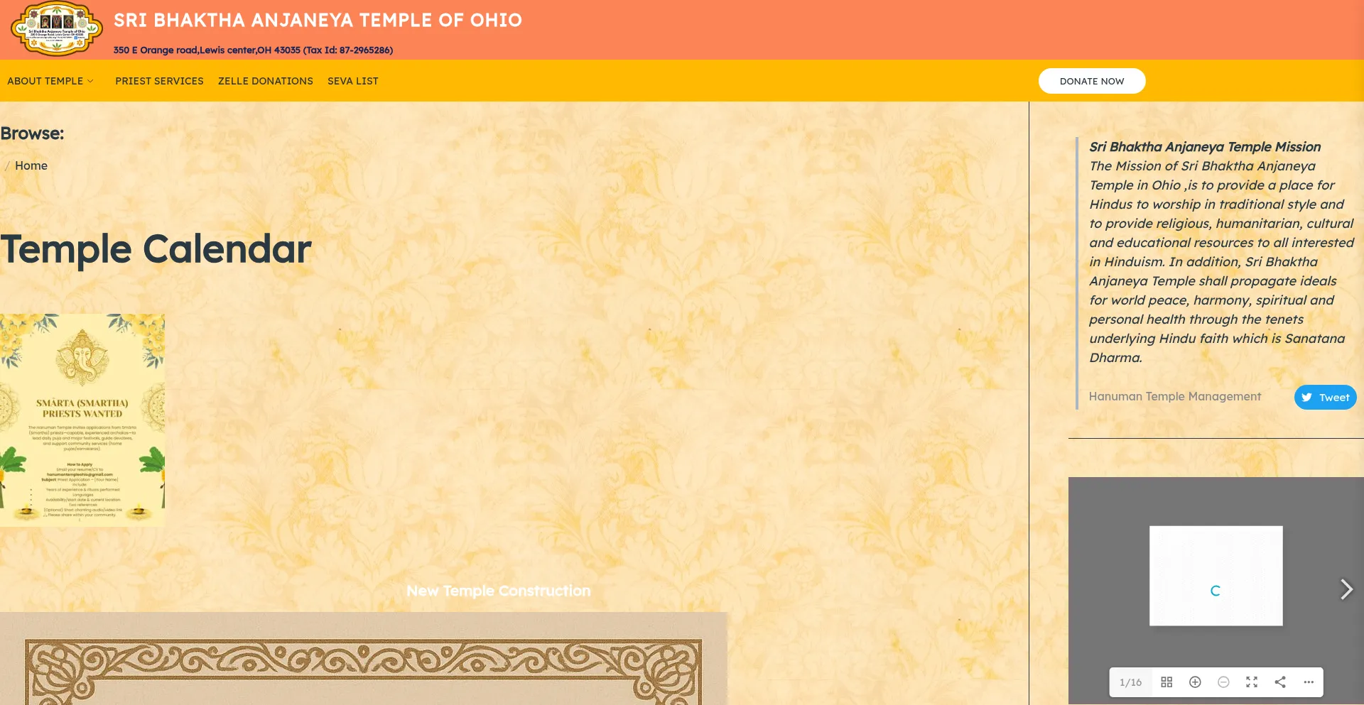 Srihanumantempleohio.org