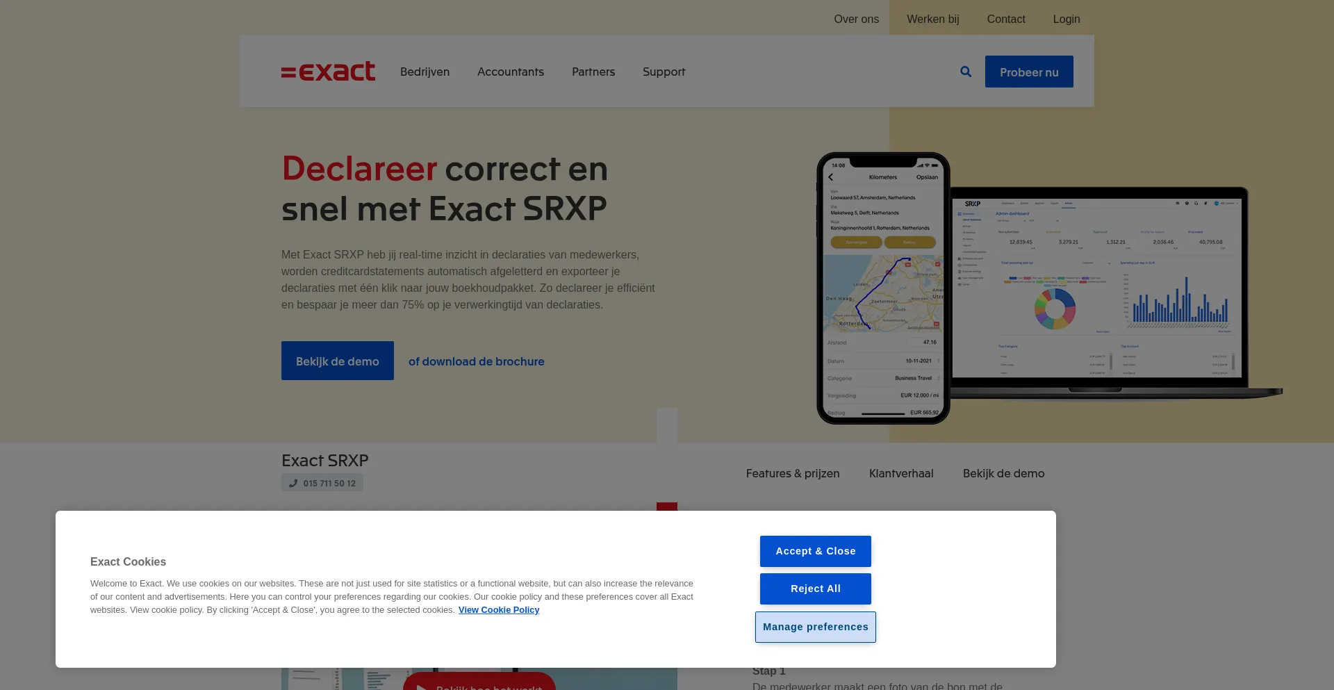 Website screenshot of Srxp.com