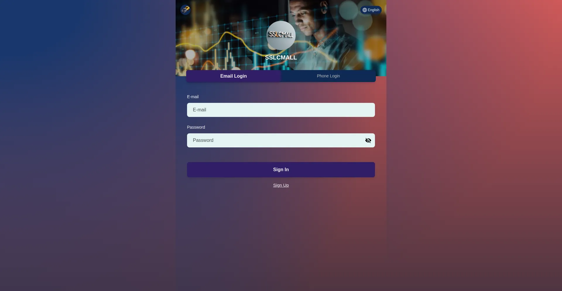 Website screenshot of Sslcmall.com