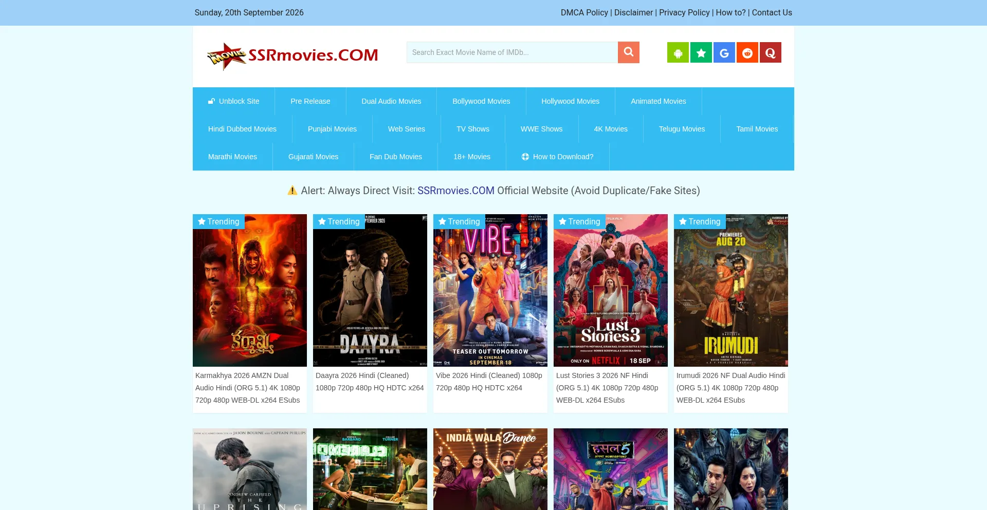 Ssrmovies.blue