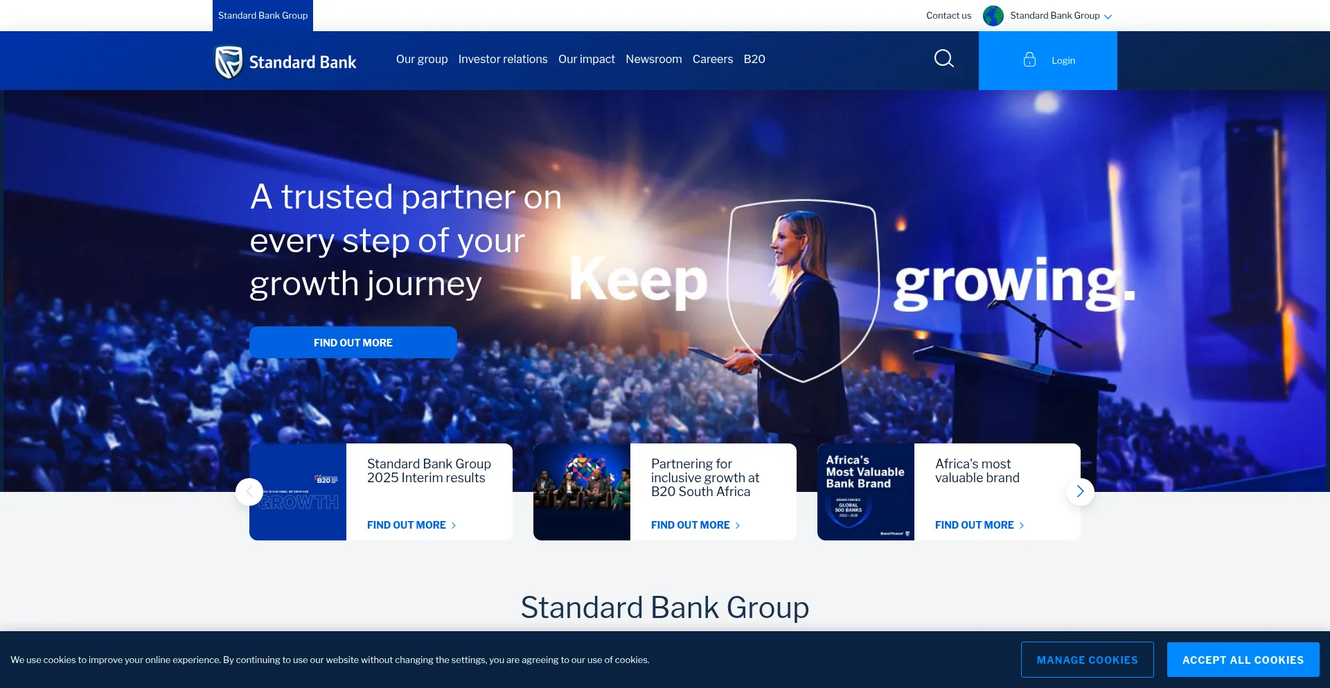 Standardbank.com Screenshot