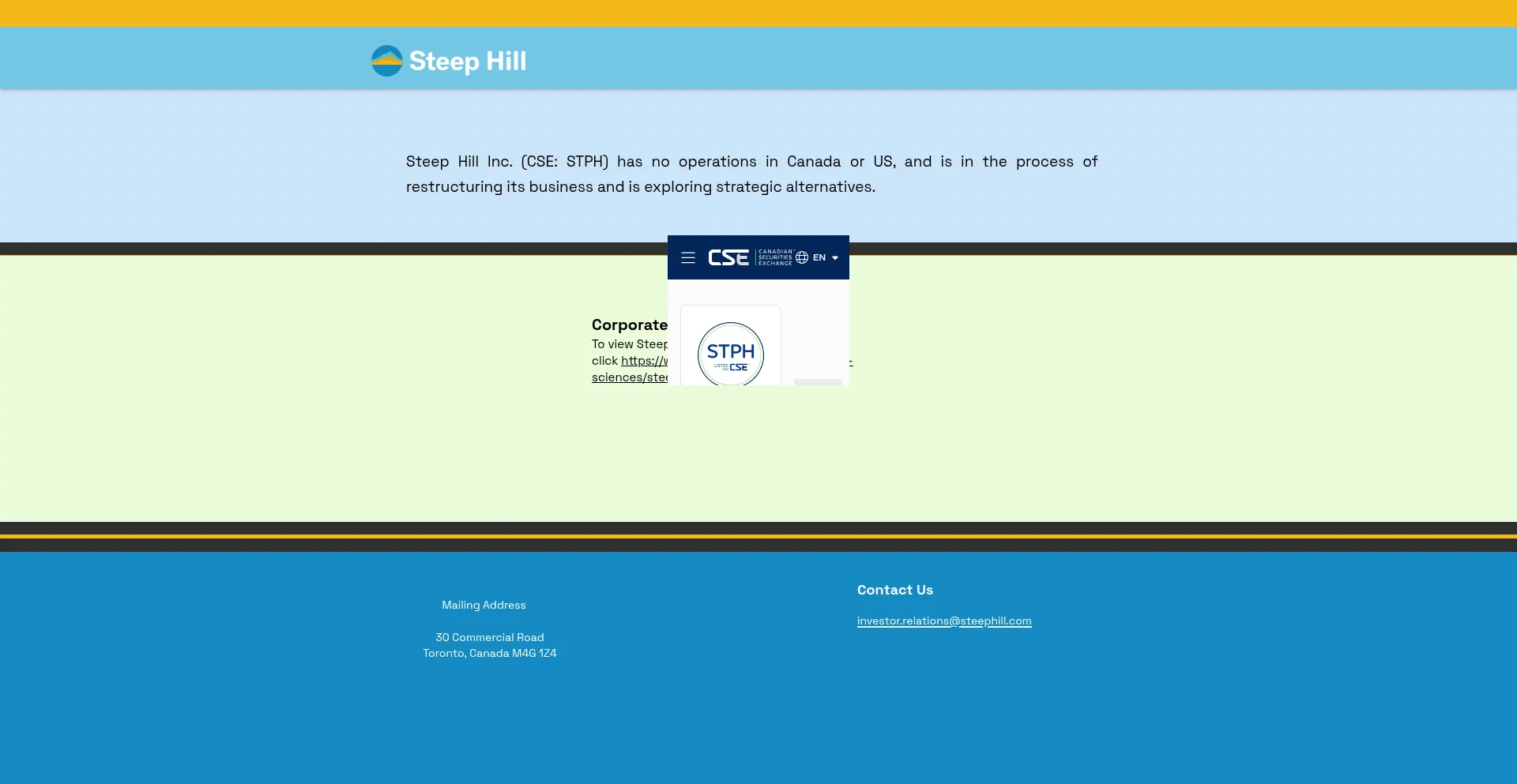 Steephill.com est-il Sûr et Fiable ?