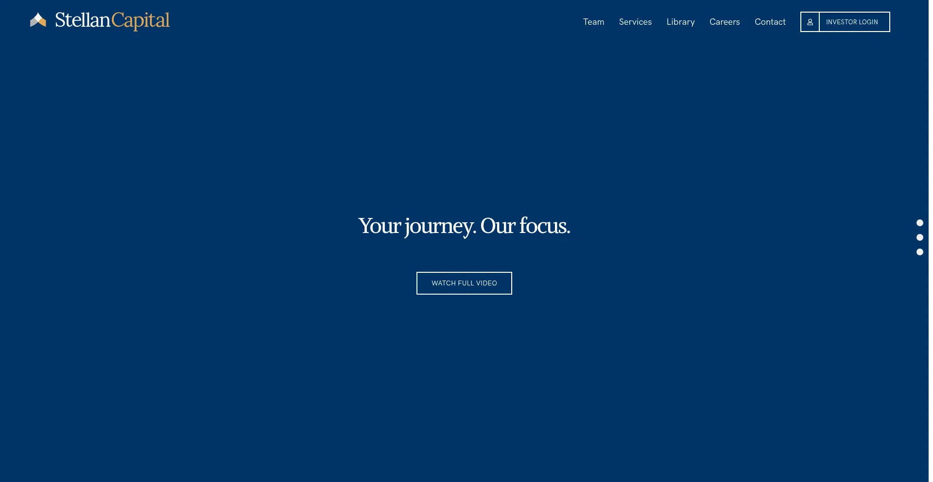Website screenshot of Stellancapital.com