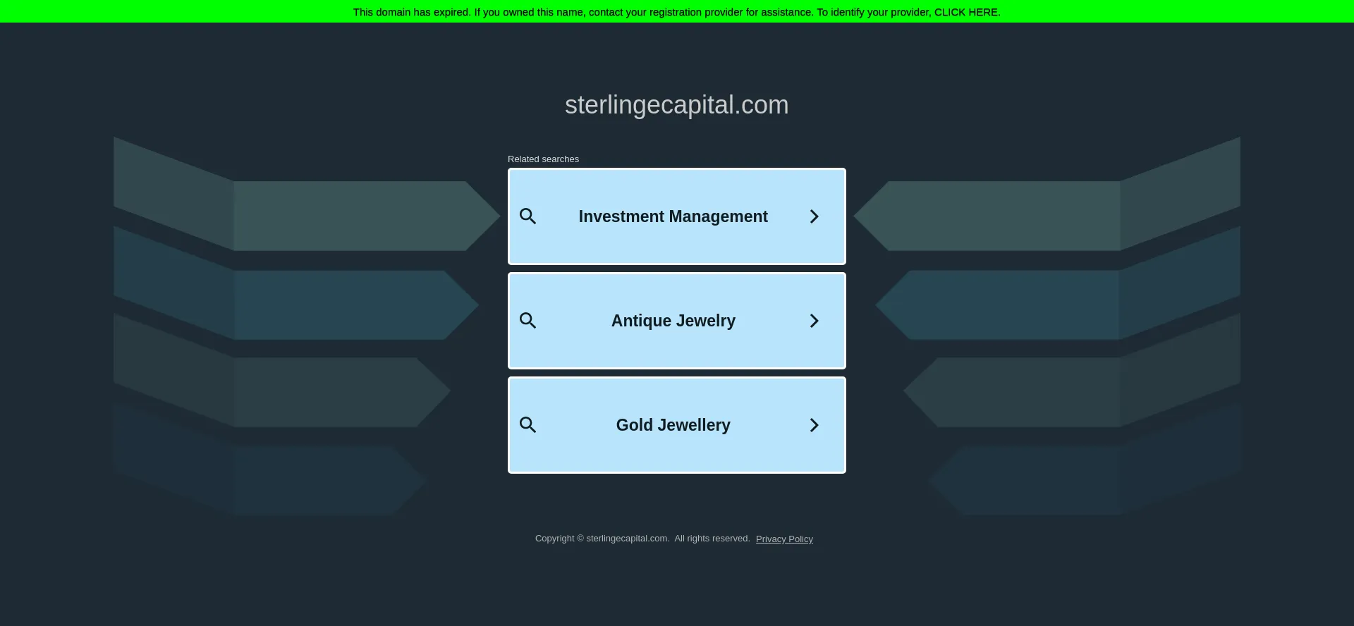 Website screenshot of Sterlingecapital.com