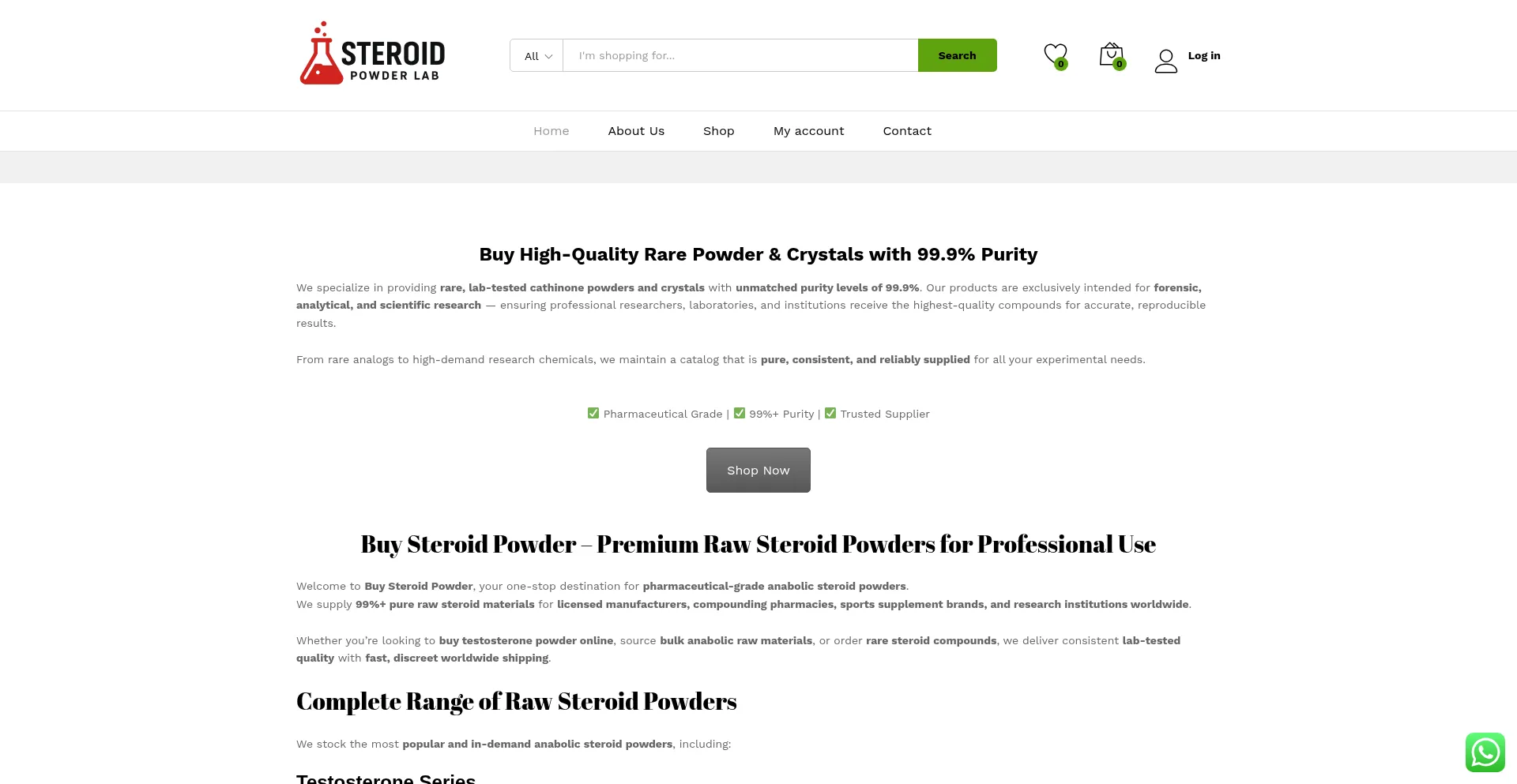 Steroidpowderlab.com est-il Sûr et Fiable ?