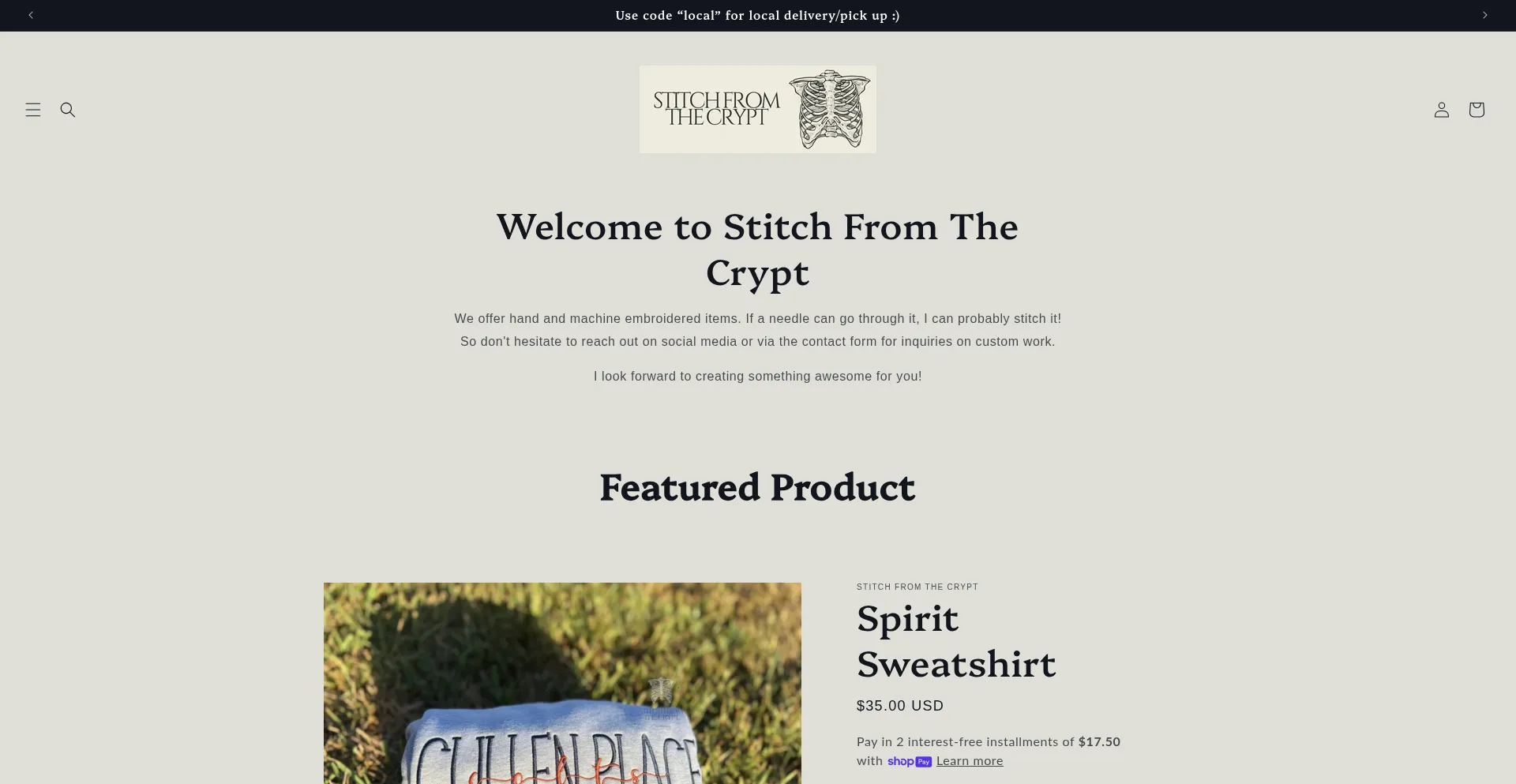 Stitchfromthecrypt.myshopify.com est-il Sûr et Fiable ?
