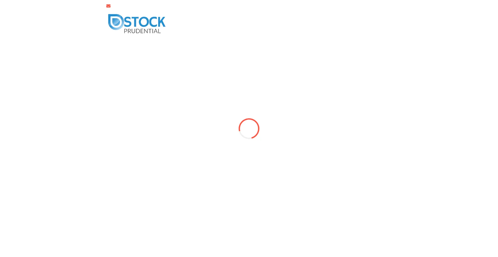 Website screenshot of Stocks-prudential.com