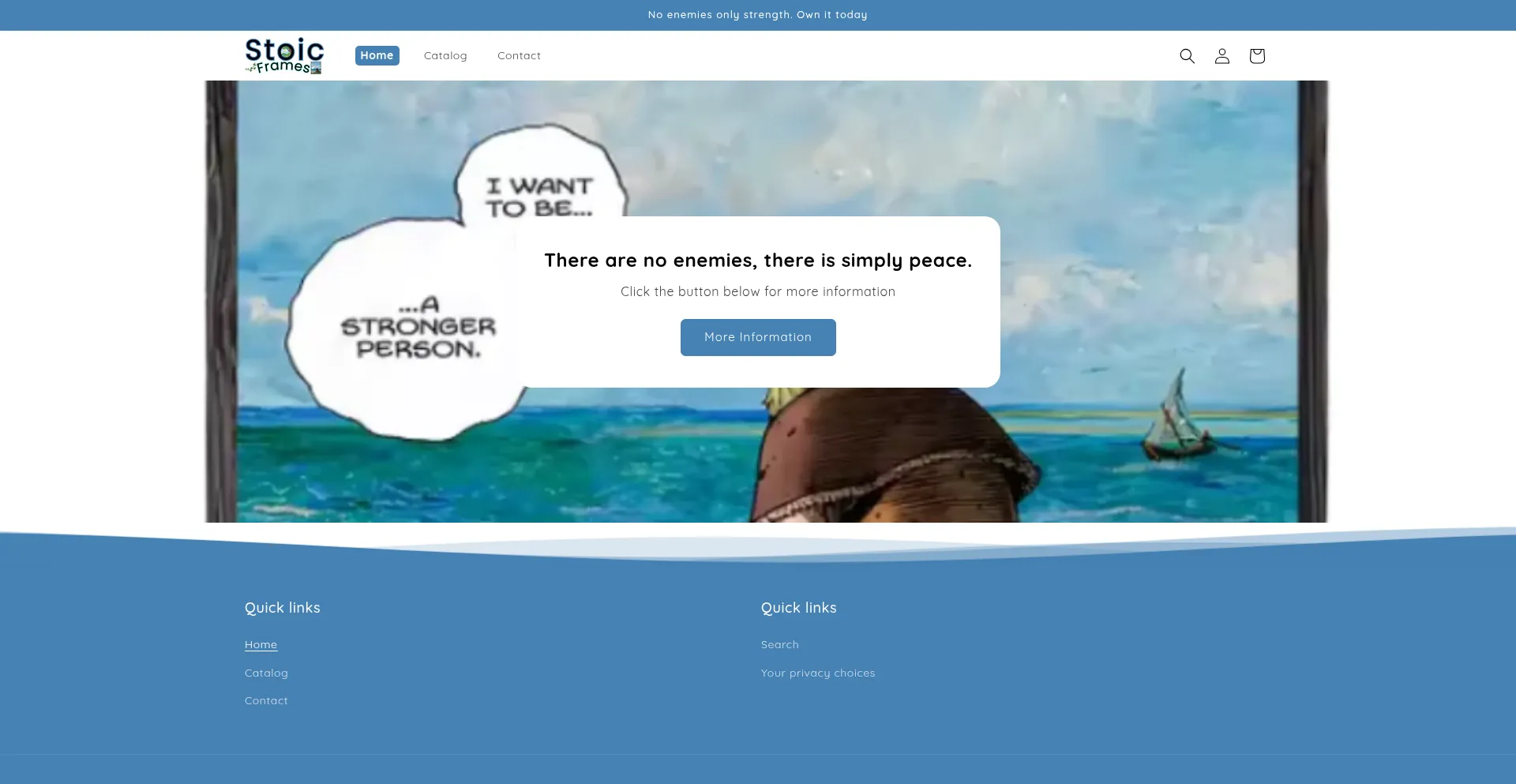 Stoicframes.shop Screenshot