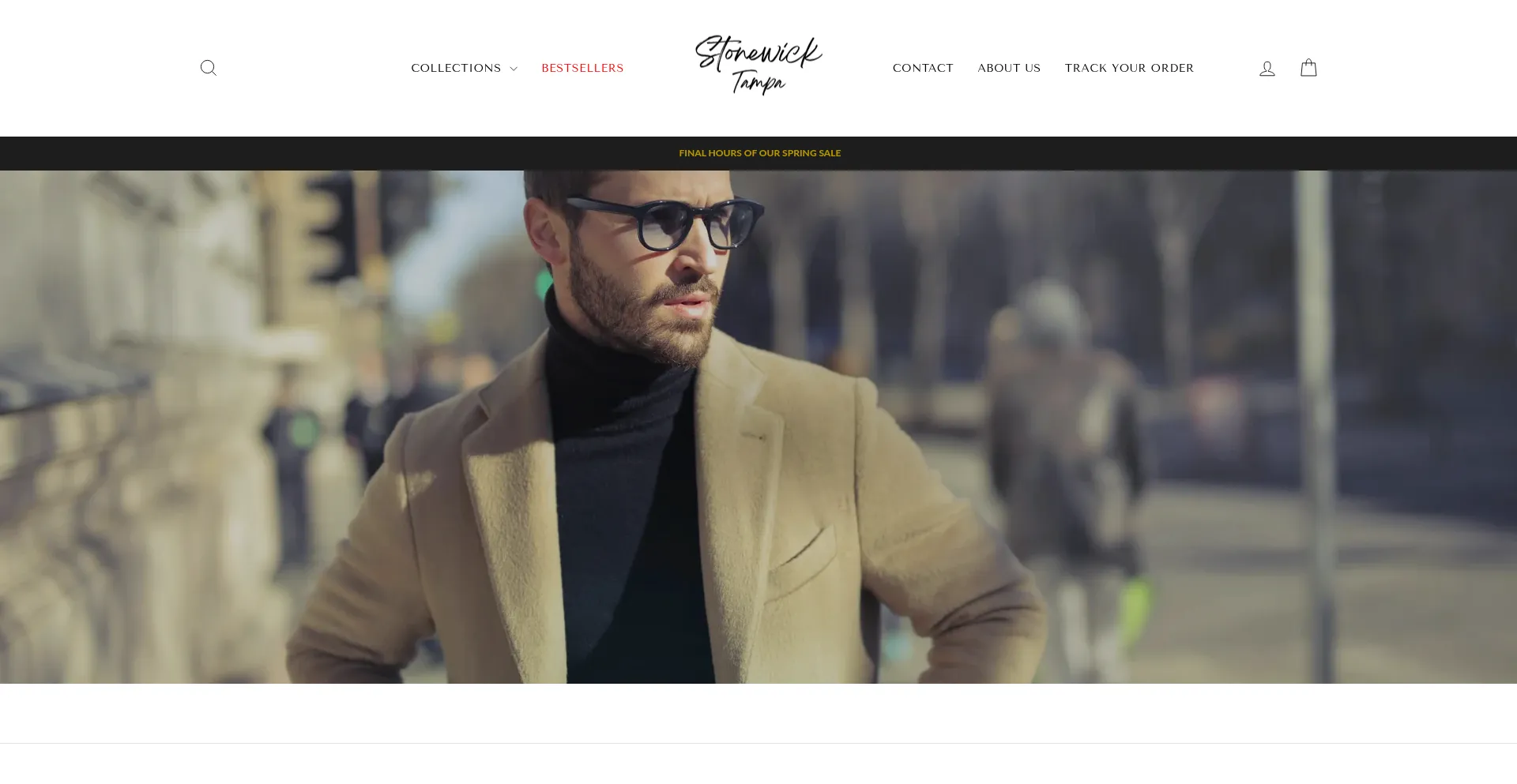 Website screenshot of Stonewickapparel.com