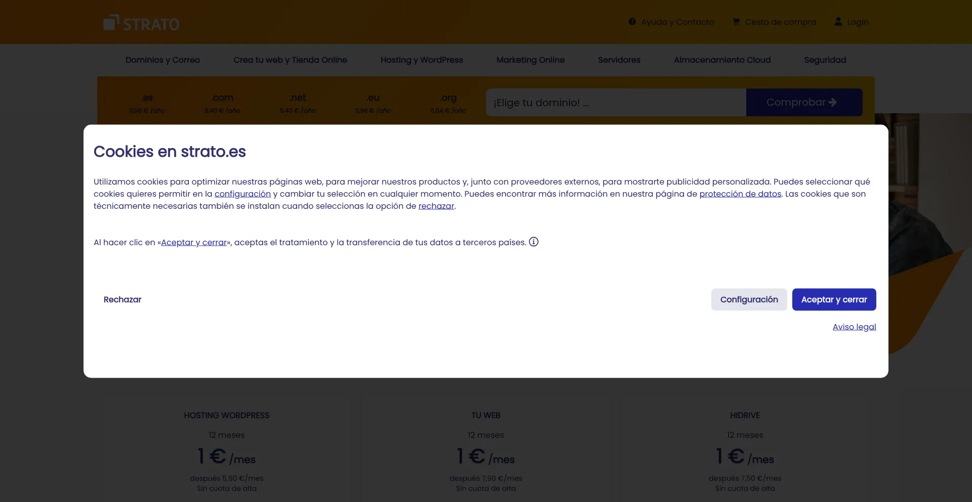 Strato.es Screenshot