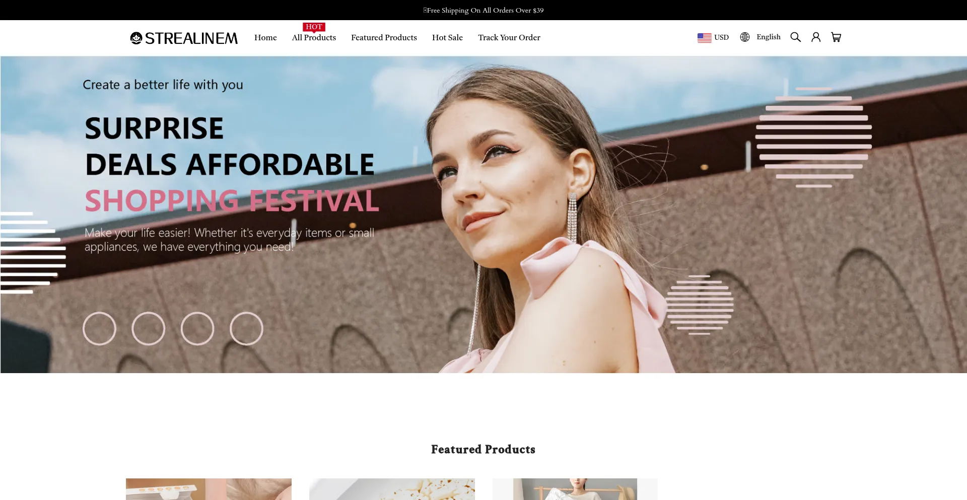Strealinem.com Screenshot