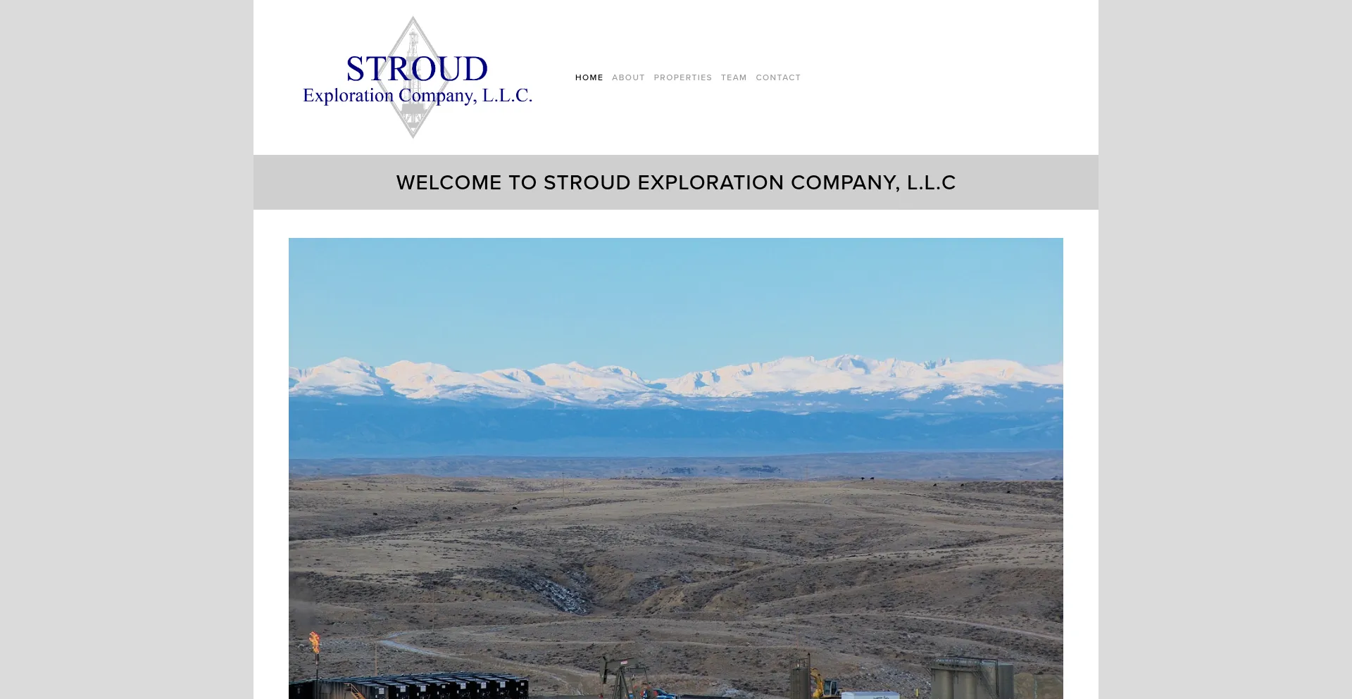 Website screenshot of Stroudexploration.com