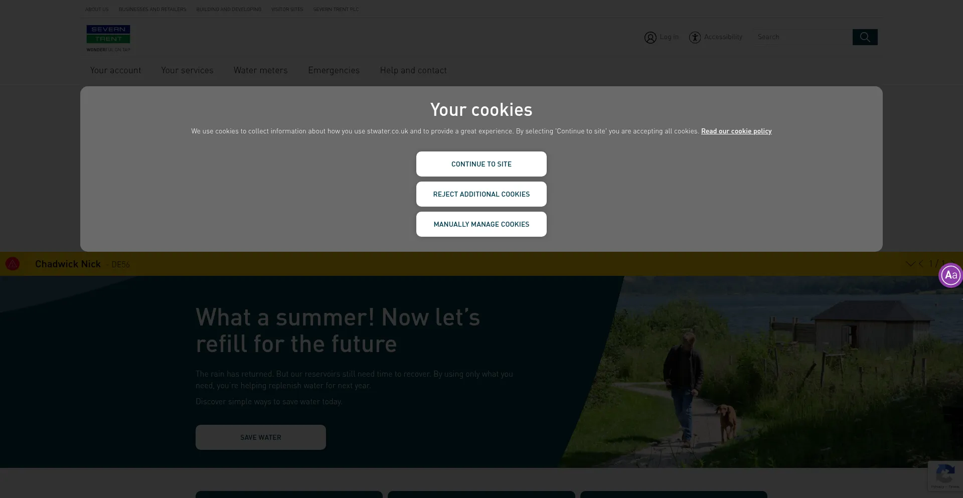 Stwater.co.uk Screenshot