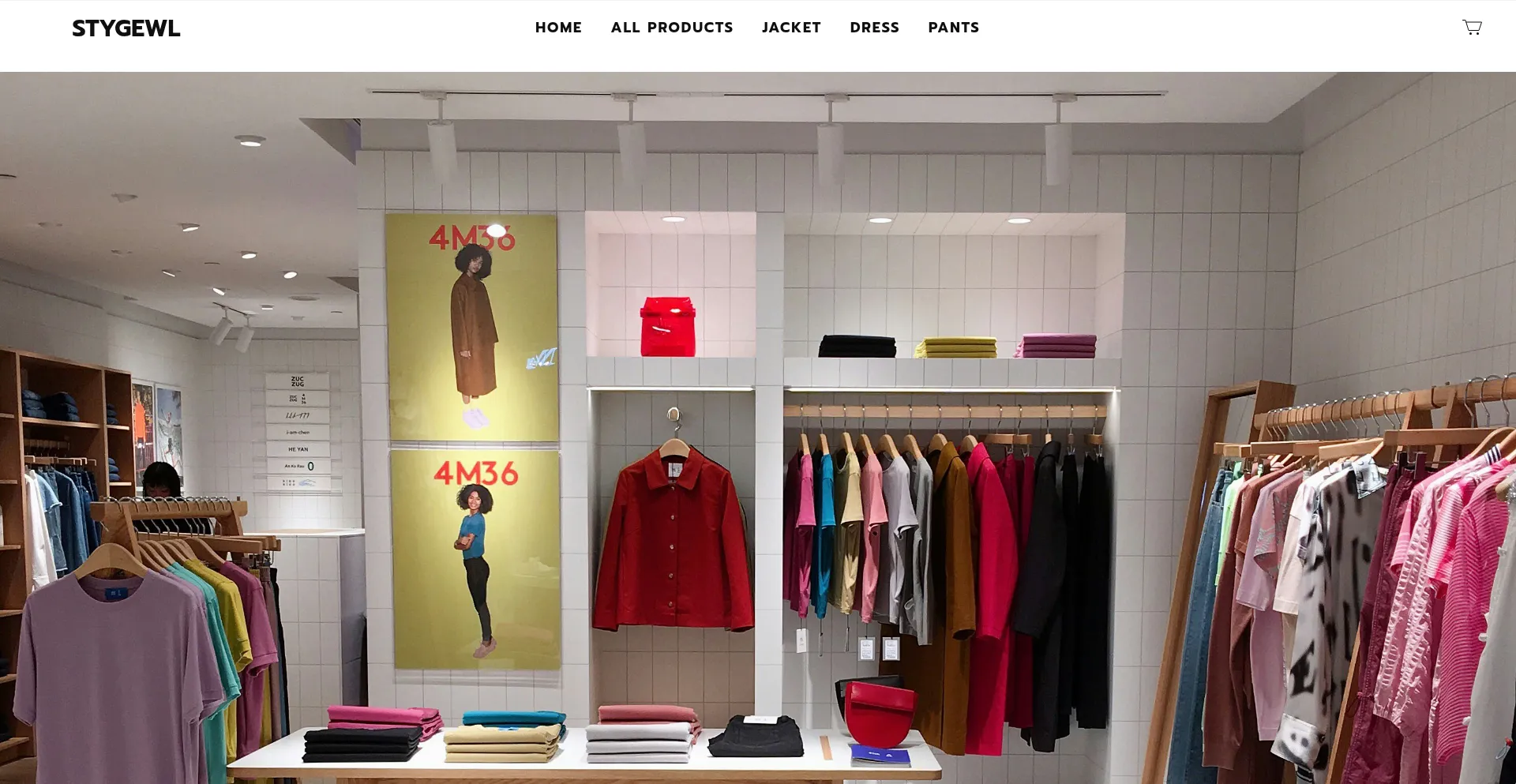 Website screenshot of Stygewl.com