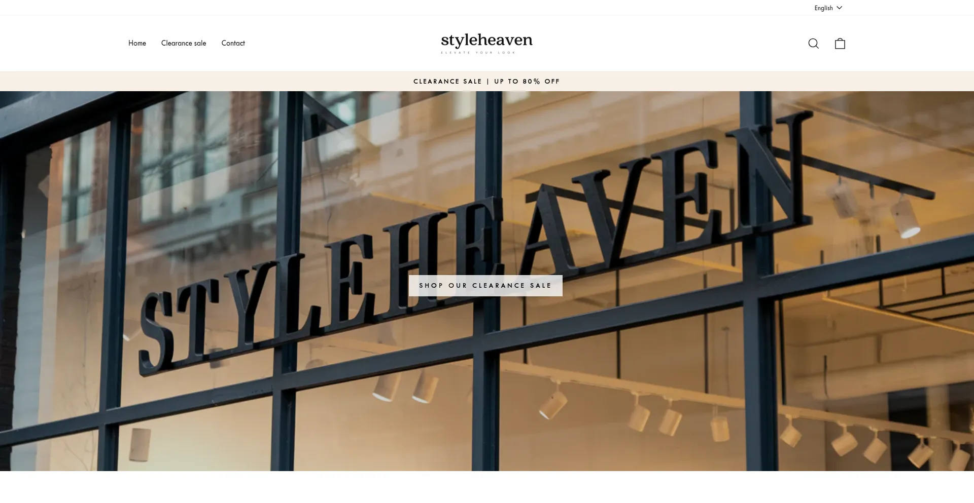 Website screenshot of Style-heaven.ca