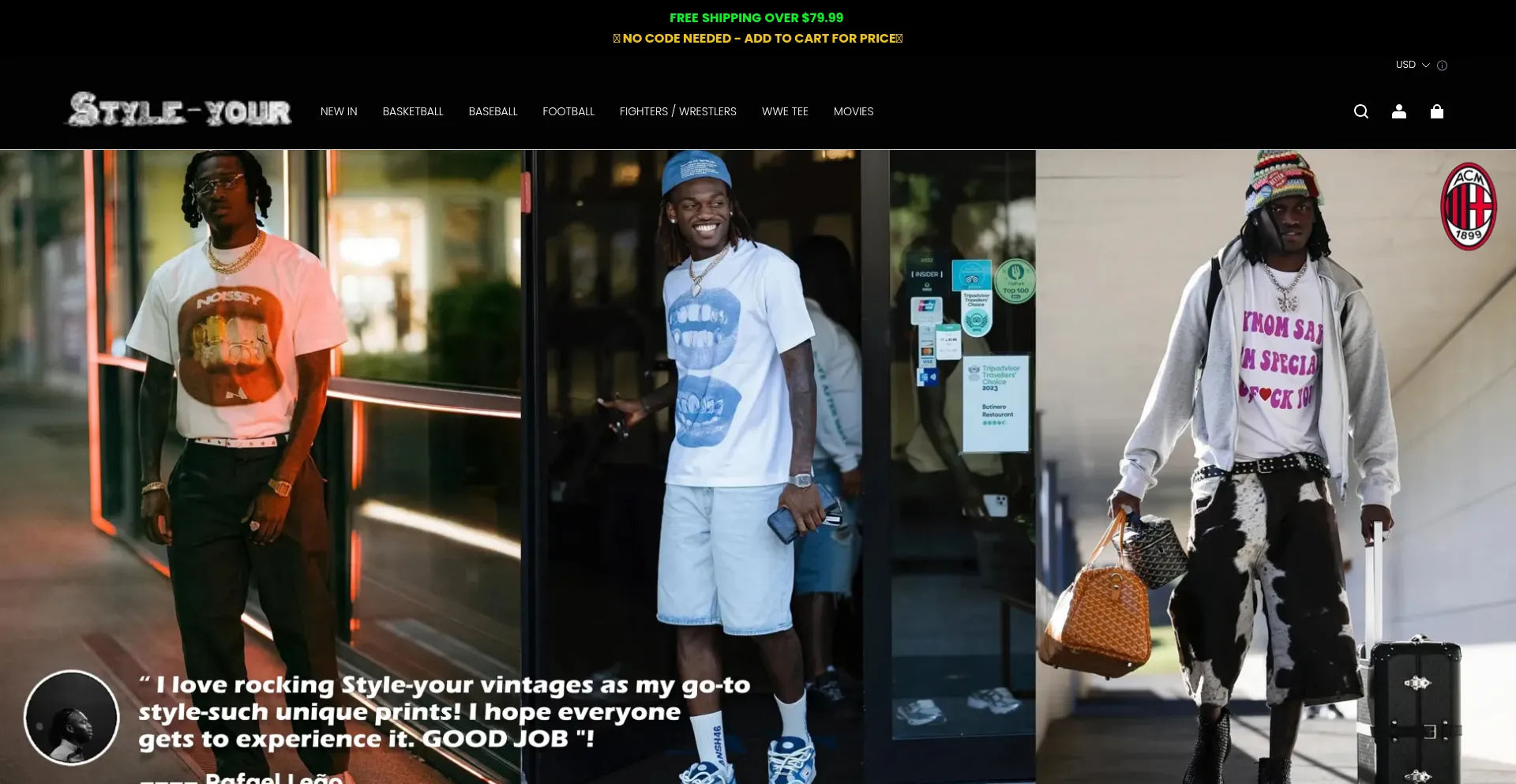 Website screenshot of Style-your.com