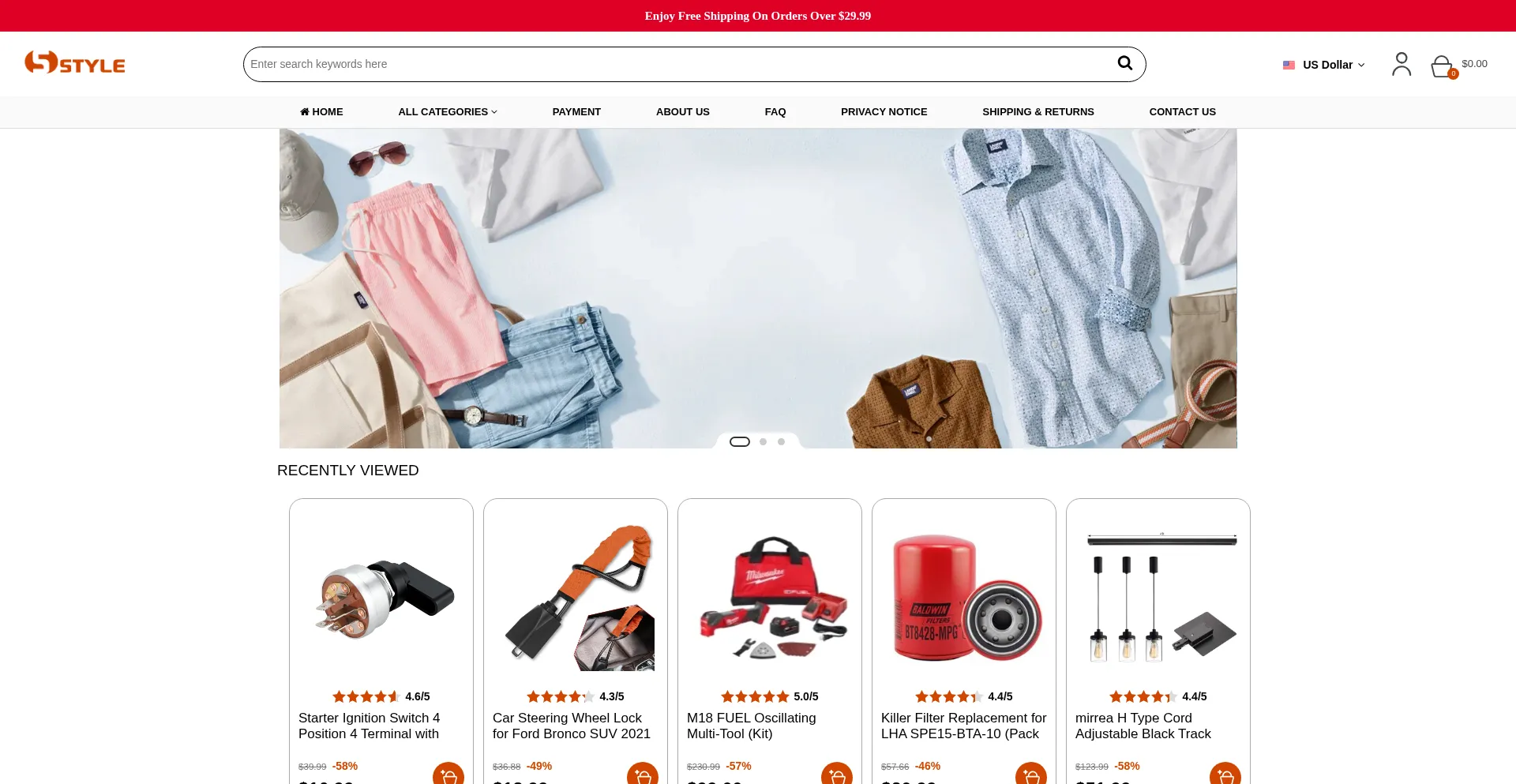 Website screenshot of Styleettendances.com