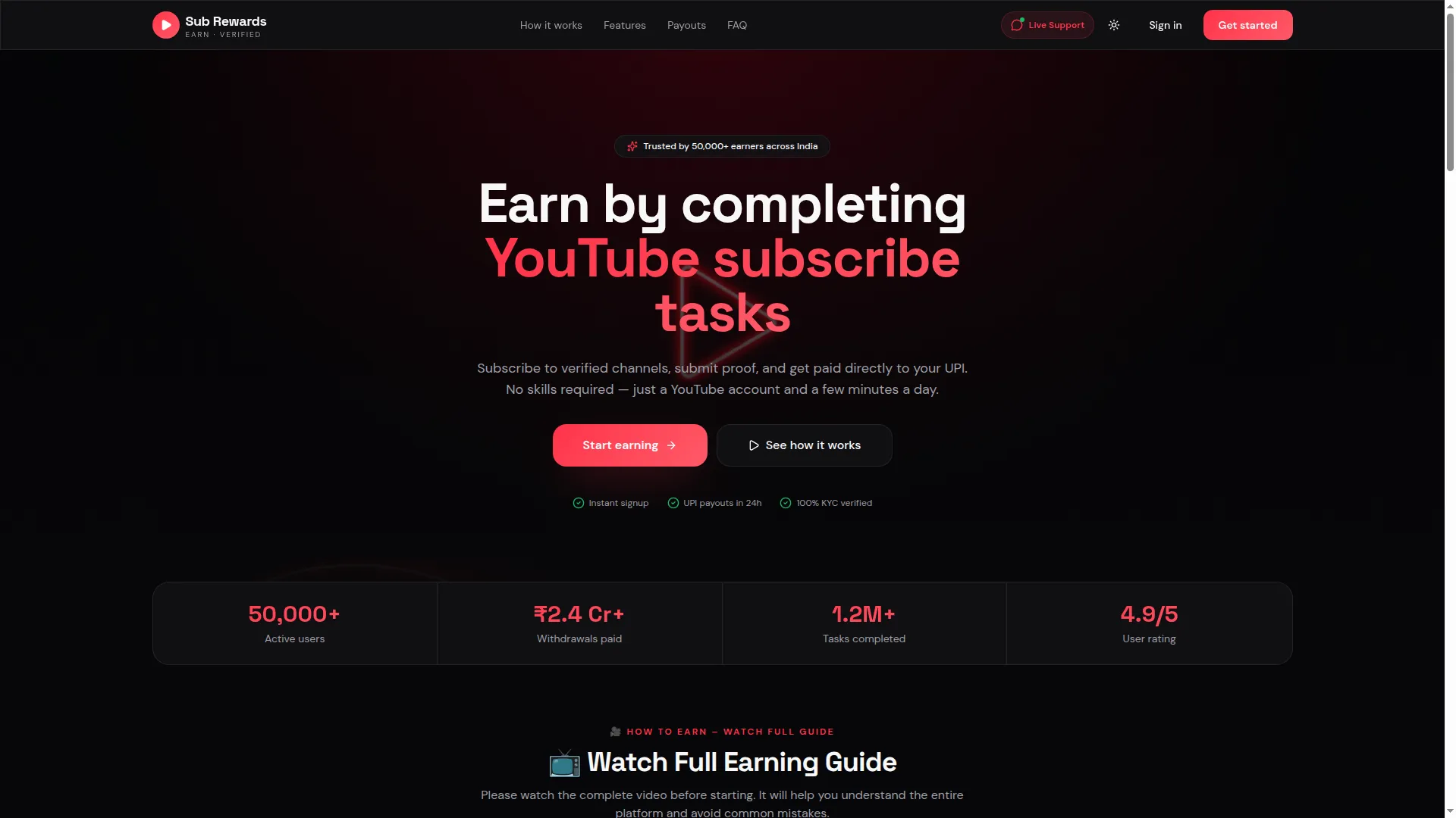 Subreward.online