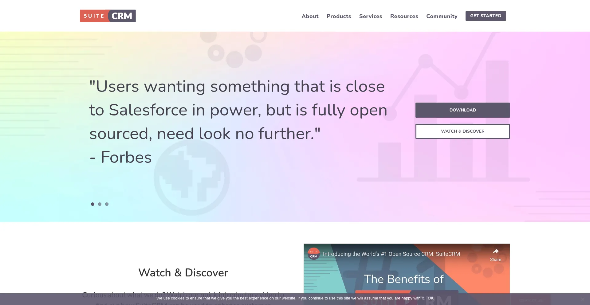 Suitecrm.com Screenshot