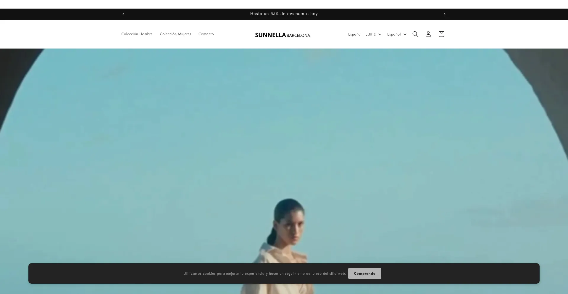 Website screenshot of Sunnella-barcelona.com