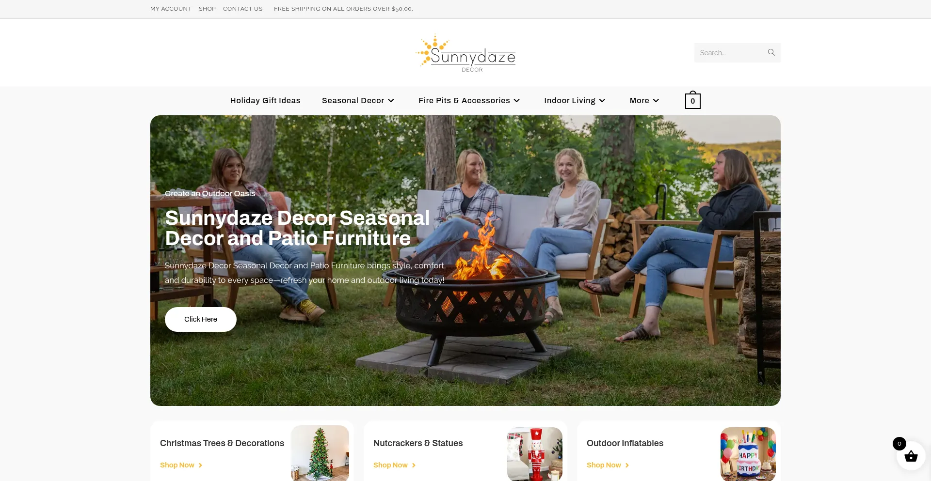 Sunnydazeseasonaldecor.com