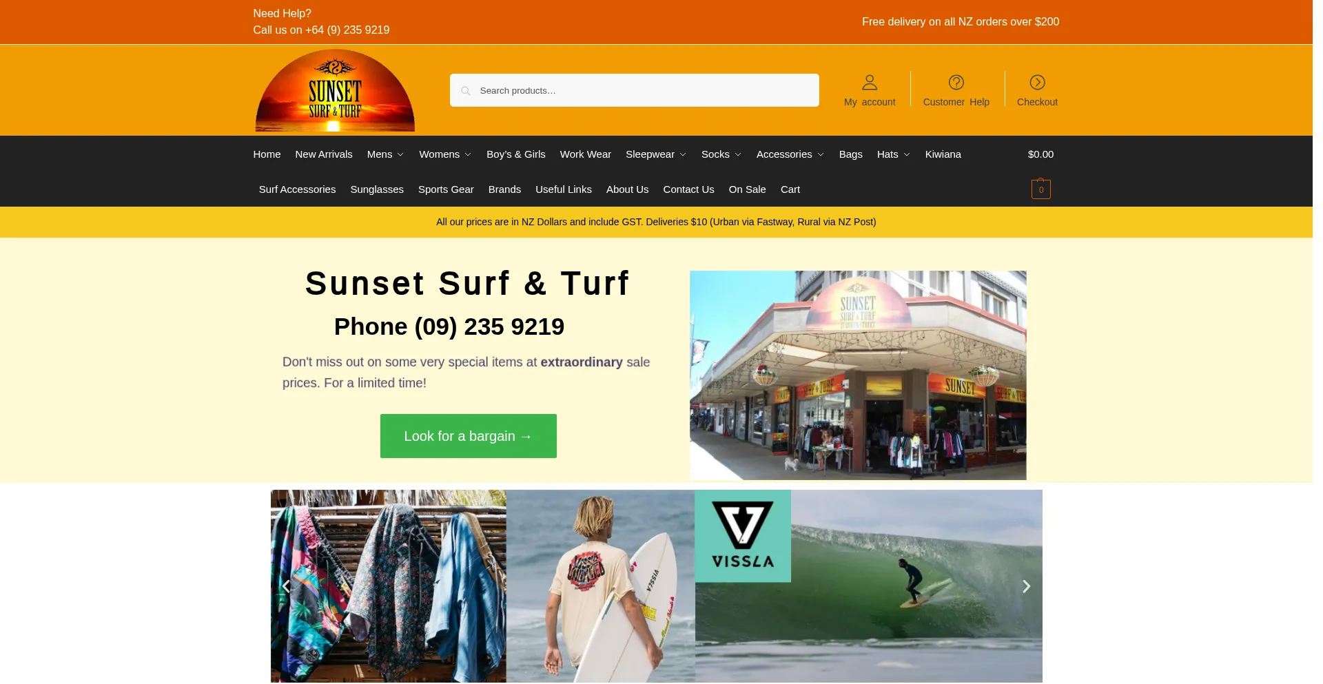 Sunset27.co.nz Screenshot