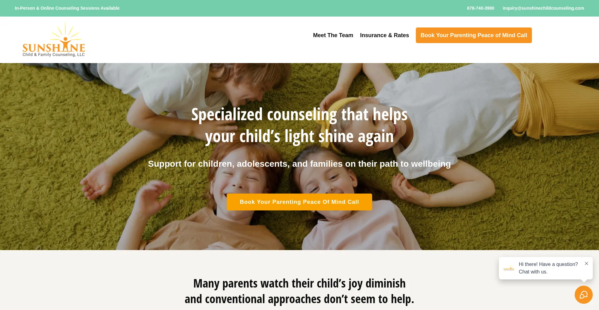 Sunshinechildcounseling.com