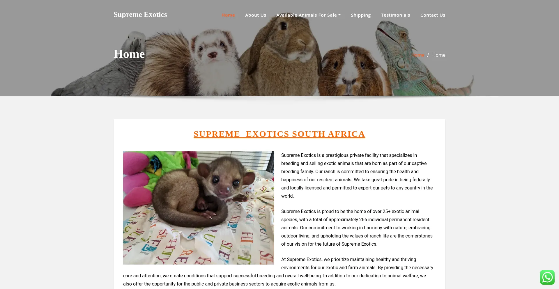 Supremeexotics.co.za est-il Sûr et Fiable ?