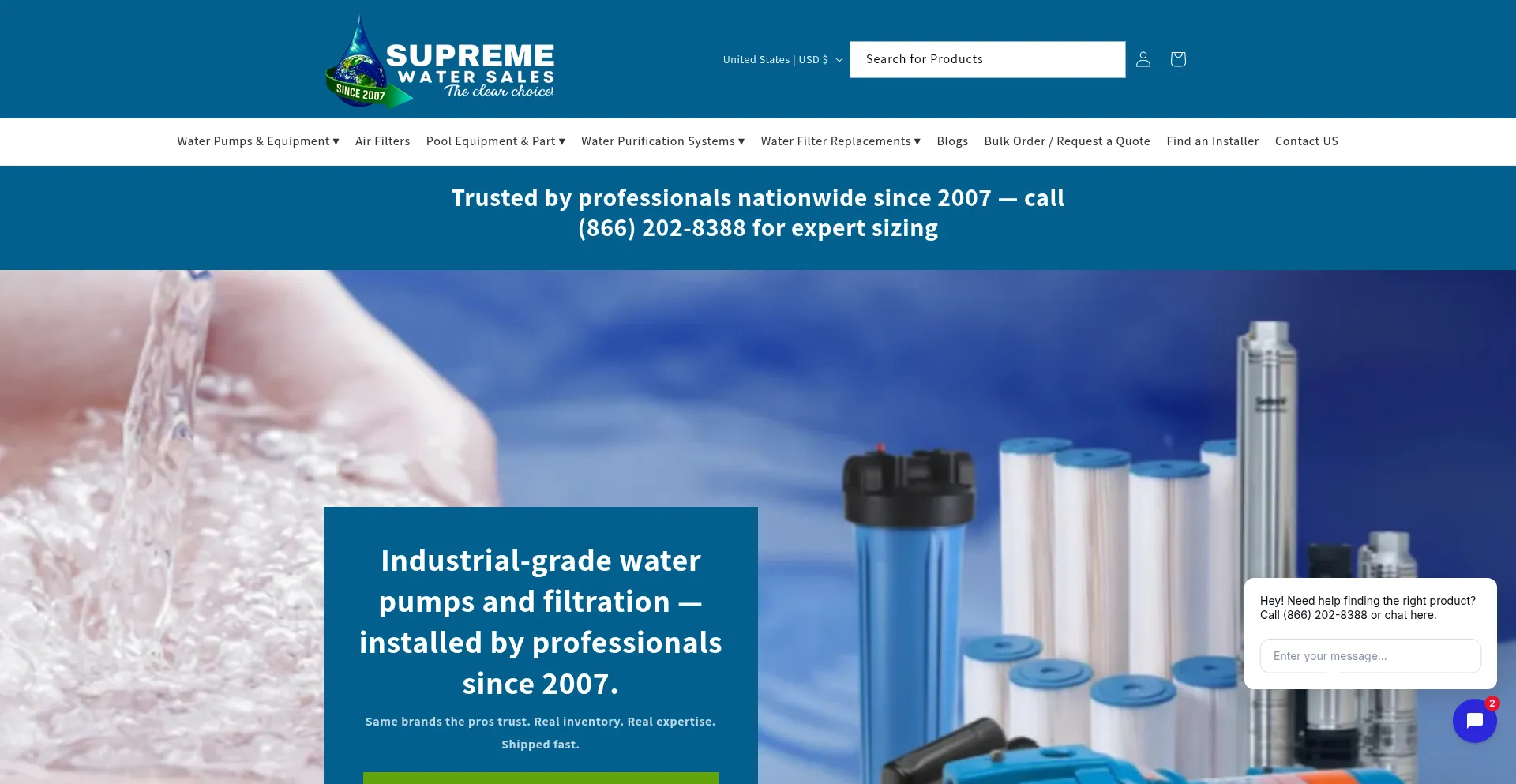Supremewatersales.com