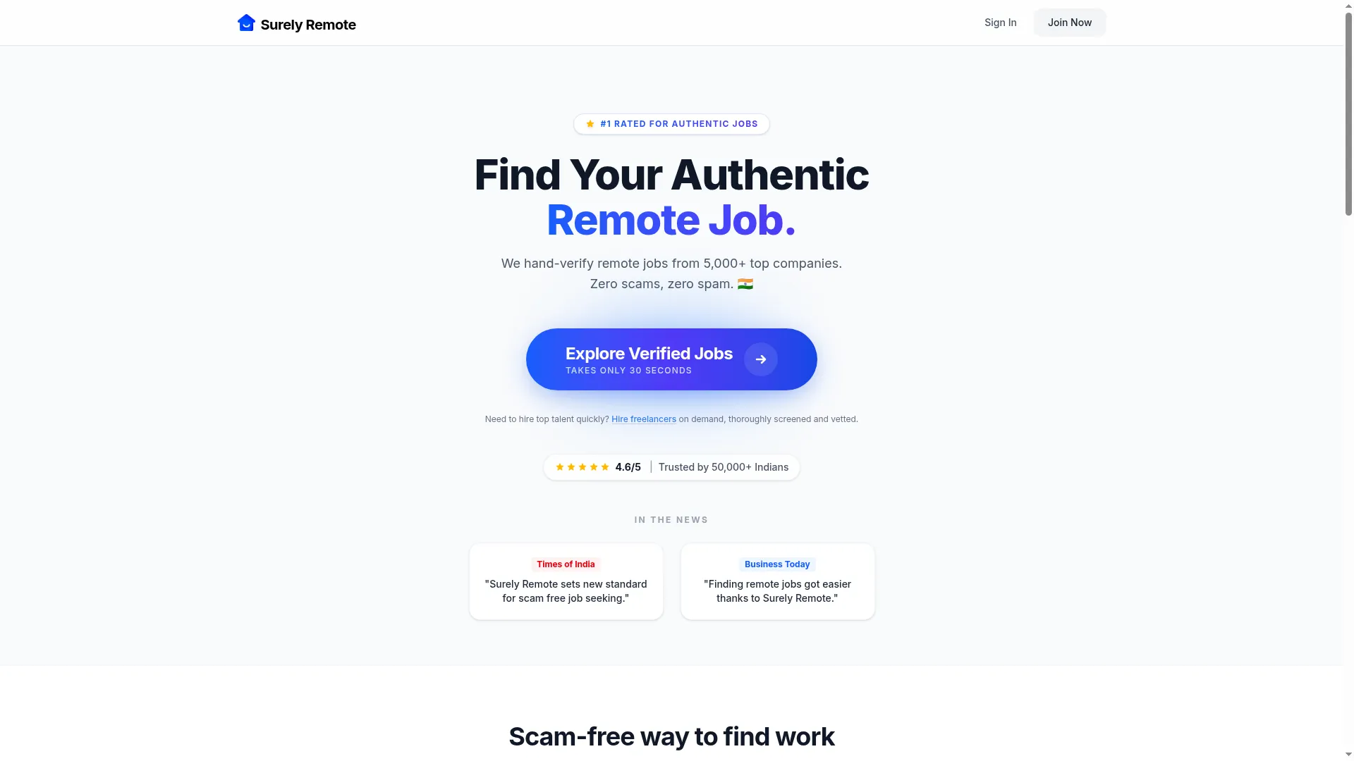 Surelyremote.com