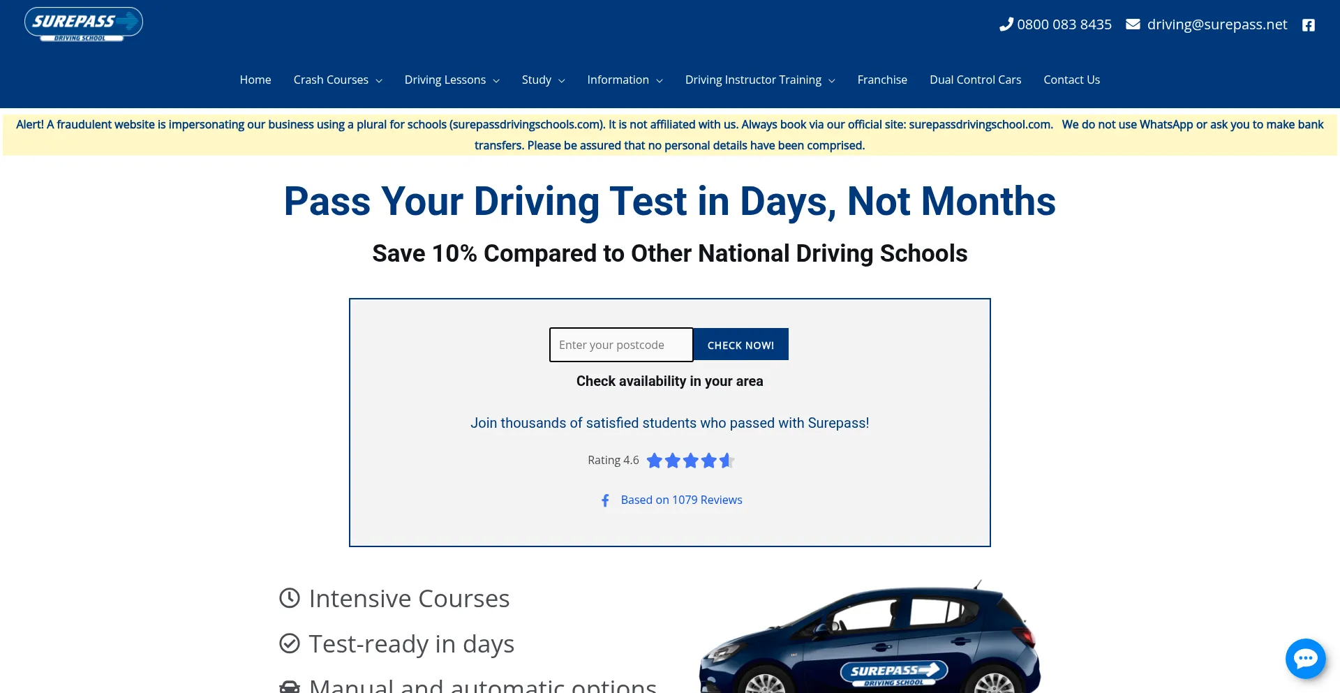 Surepassdrivingschool.com