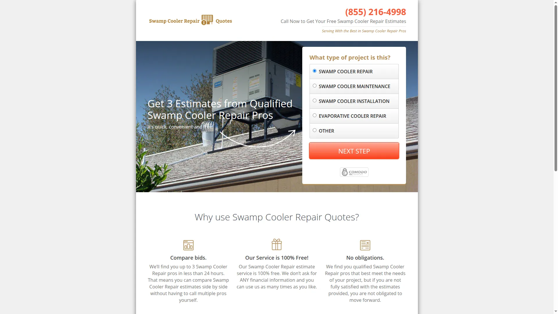 Swampcoolerrepairquotes.com