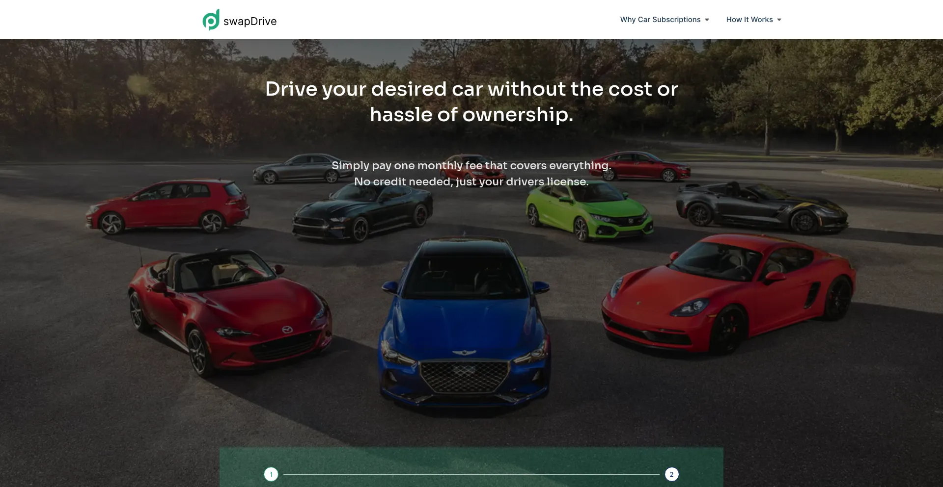 Website screenshot of Swapdrive.com
