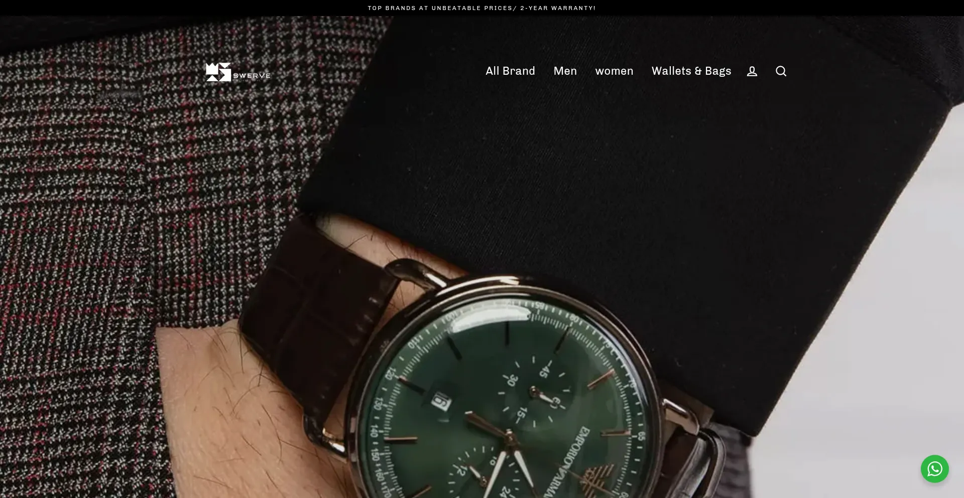 Website screenshot of Sweerve.store