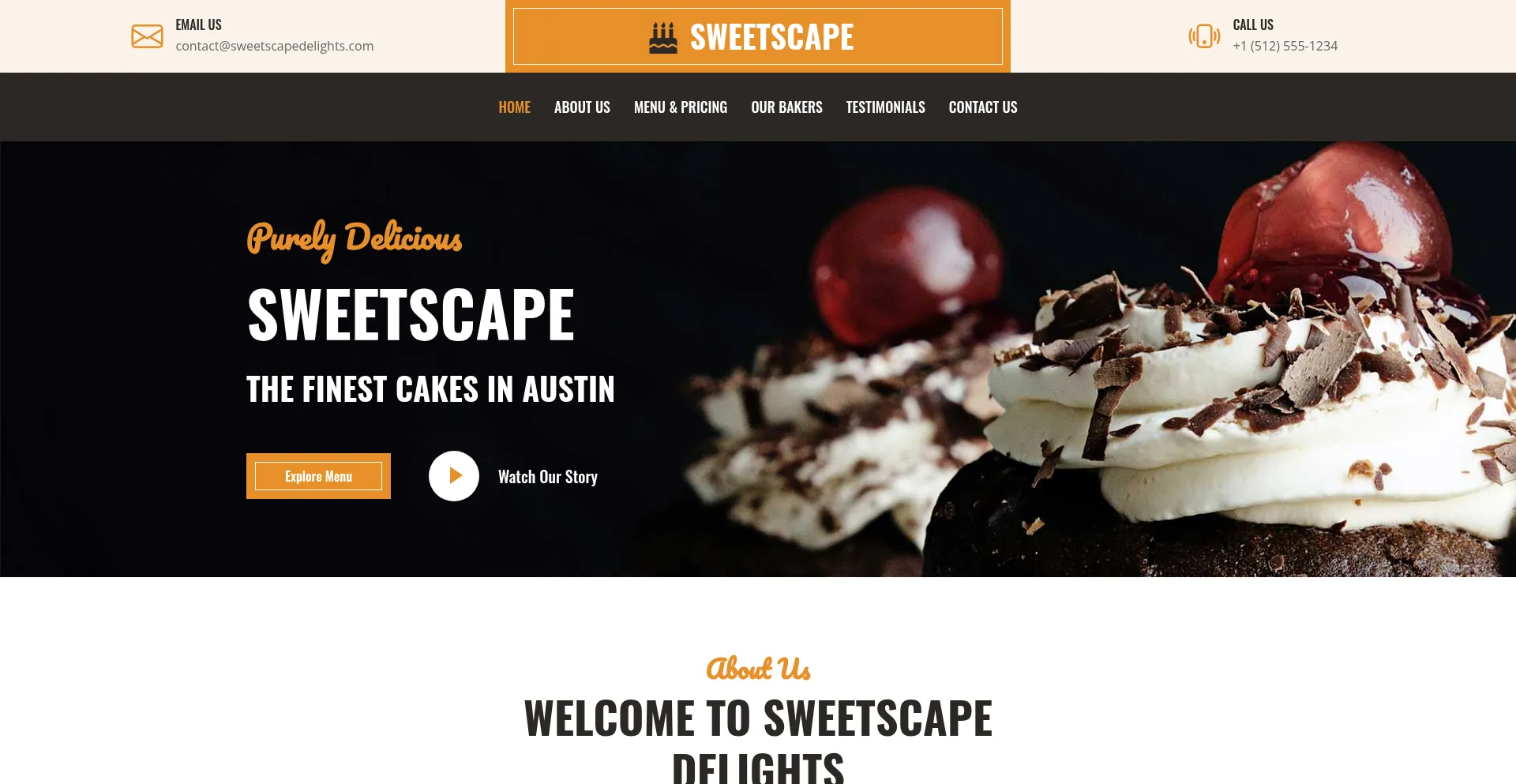Sweetscapedelights.com Screenshot
