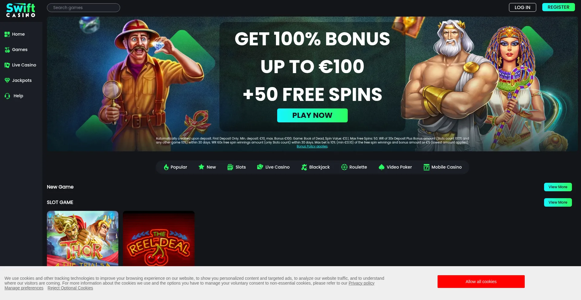 Swiftcasino.com est-il Sûr et Fiable ?