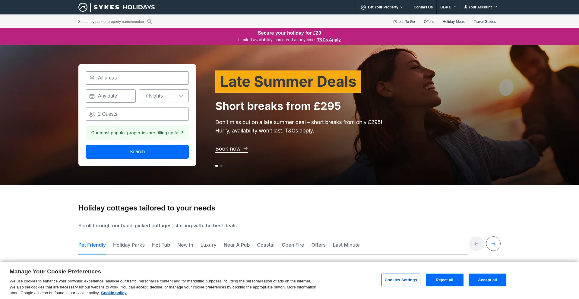 Sykescottages.co.uk est-il Sûr et Fiable ?