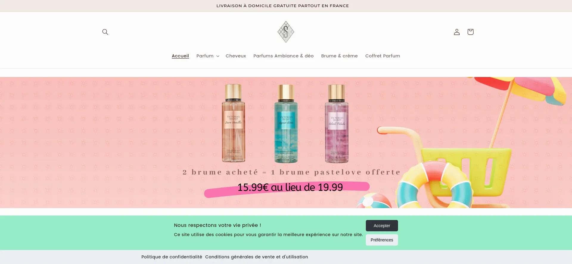 Website screenshot of Sykz.fr