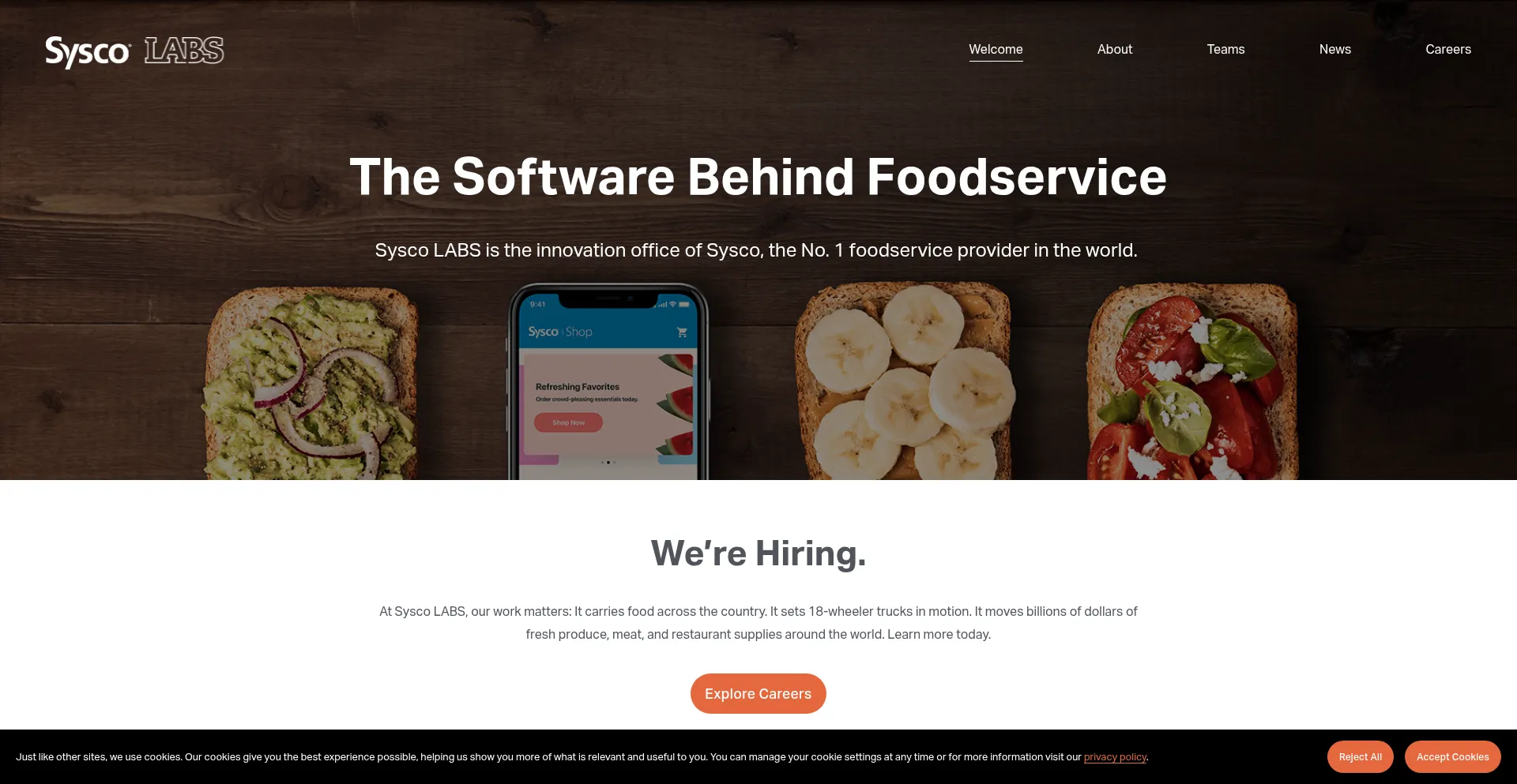 Website screenshot of Syscolabs.com