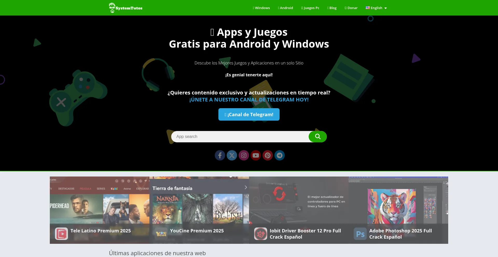 Website screenshot of Systemtutos.com