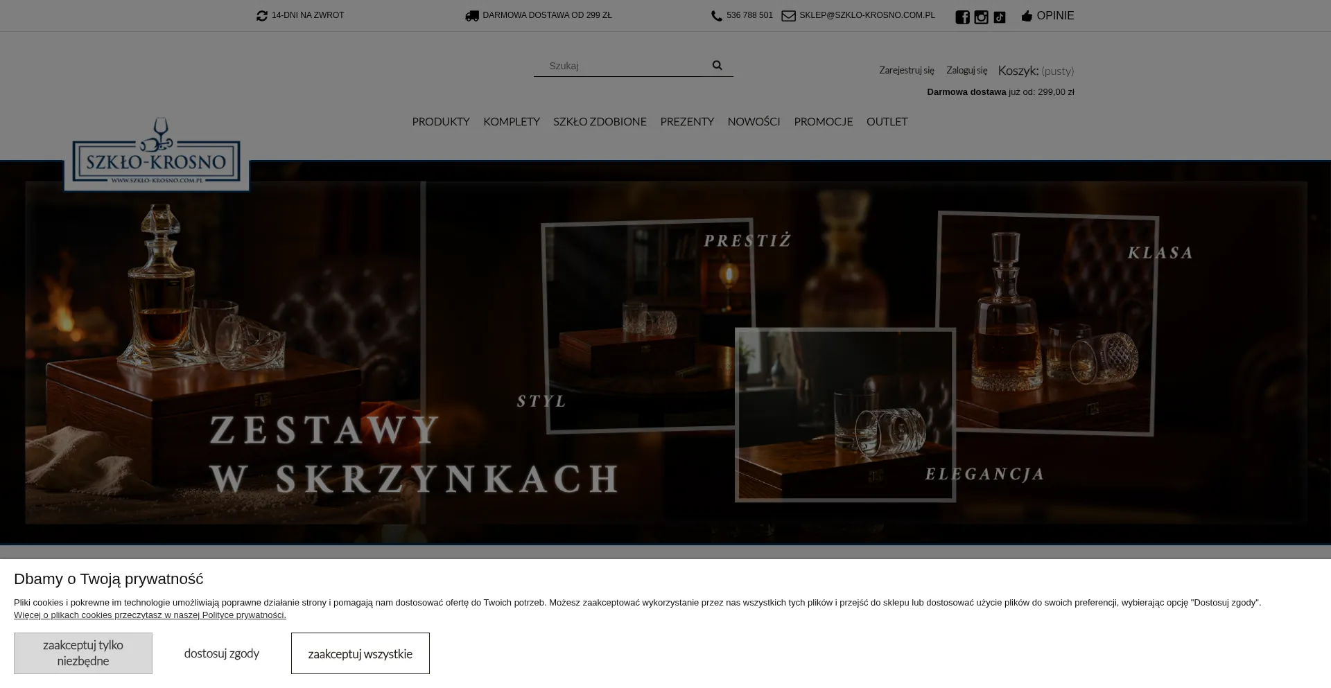 Szklo-krosno.com.pl Screenshot